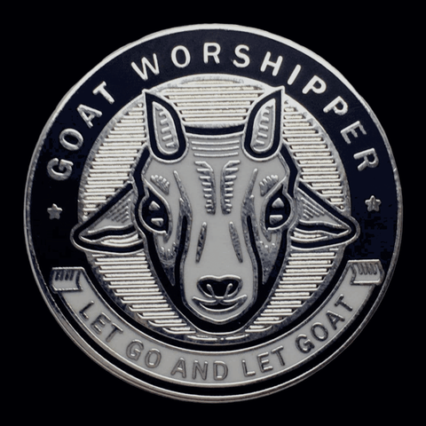 Goat Worshipper Pin